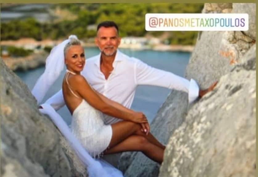 Πάνος Μεταξόπουλος: Νέες φωτογραφίες από τον γάμο του