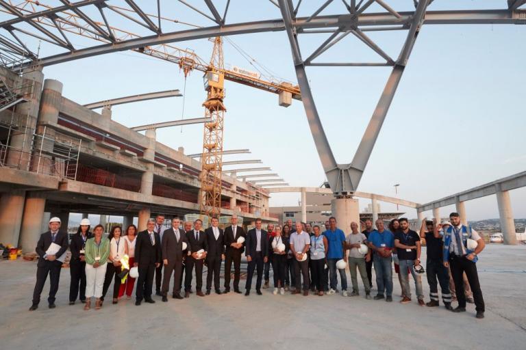 Τα έργα επέκτασης του αεροδρομίου «Μακεδονία» επιθεώρησε ο Μητσοτάκης