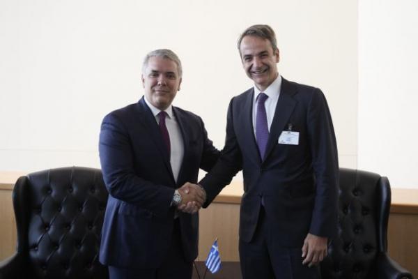 Η διεύρυνση της συνεργασίας Ελλάδας – Κολομβίας στη συνάντηση Μητσοτάκη-Μαρκές