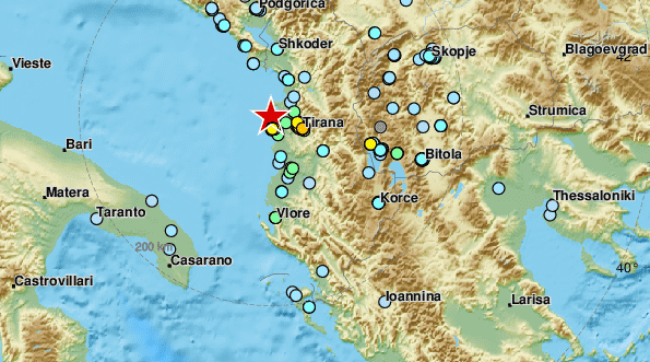 Σεισμός στην Αλβανία: Σε ποιες περιοχές της Ελλάδας έγινε αισθητός