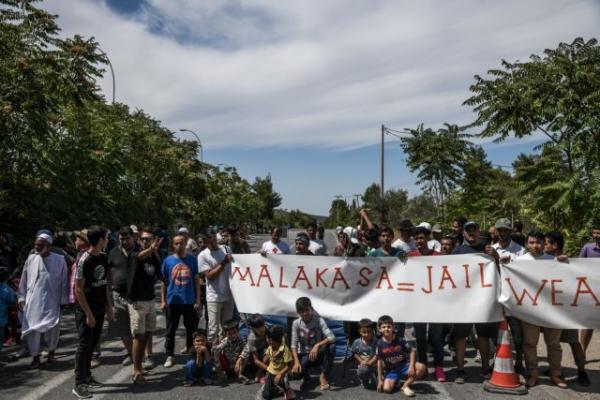 Μαλακάσα: Αποχώρησαν οι πρόσφυγες που διαμαρτύρονταν για τις συνθήκες διαβίωσης