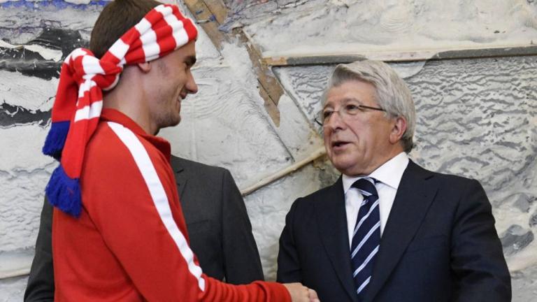 Υπόθεση Γκριεζμάν : Ειρωνικός ο πρόεδρος της Ατλέτικο για το πρόστιμο στην Μπαρτσελόνα