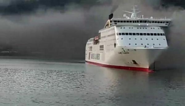 Φωτιά σε πλοίο με 538 επιβάτες ανοιχτά της Ηγουμενίτσας