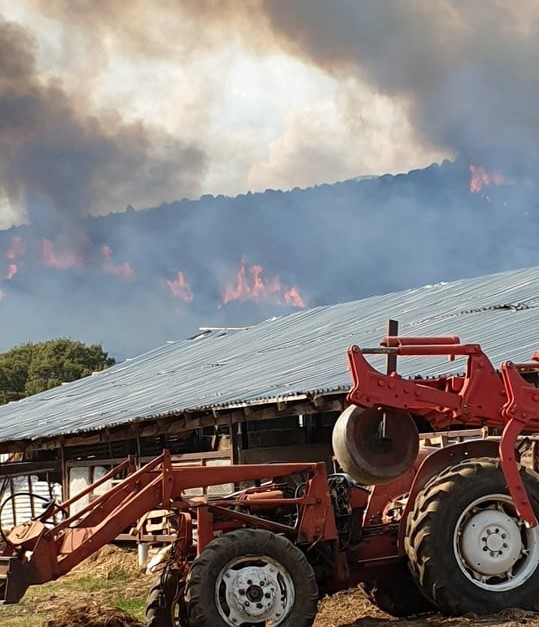 Μεγάλη φωτιά στα Λεύκαρα Κοζάνης – Συναγερμός στην Πυροσβεστική