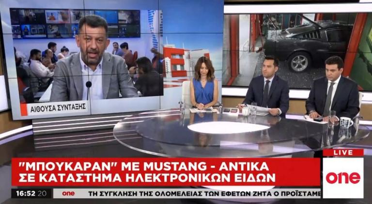 Εκλεψαν κατάστημα ηλεκτρονικών εισβάλλοντας με… Mustang