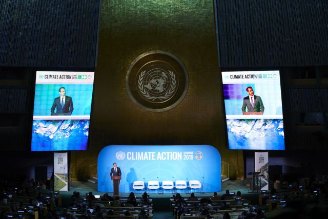 Mitsotakis at UN Conference addresses effects of climate change, Mati disaster