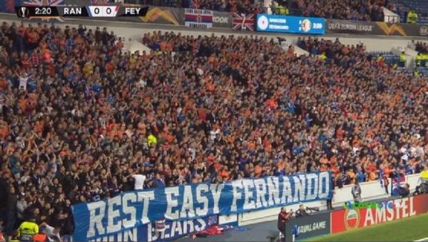 Ρέιντζερς: Standing ovation στη μνήμη του Ρίκσεν