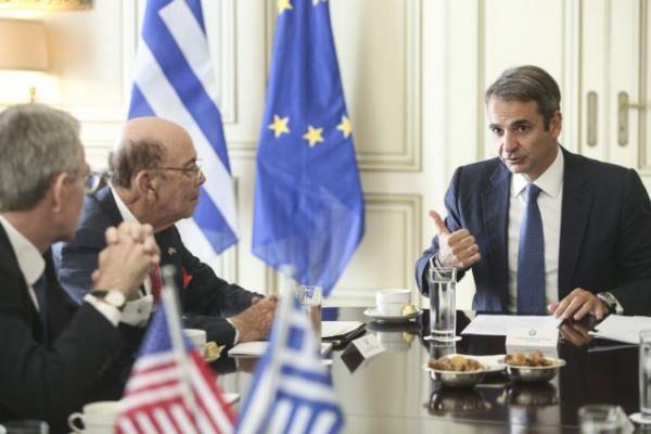 Mitsotakis pushes for US investment during Wilbur Ross visit, US eyes Ellinikon