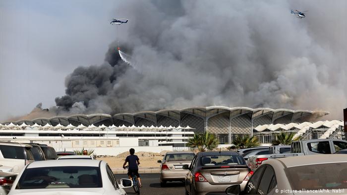 Σ. Αραβία : Τουλάχιστον 5 τραυματίες από την πυρκαγιά στο σιδηροδρομικό έργο-κολοσσός