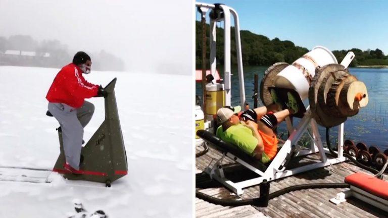 Δείτε τον 50άρη που κάνει την πιο παράξενη γυμναστική στον κόσμο