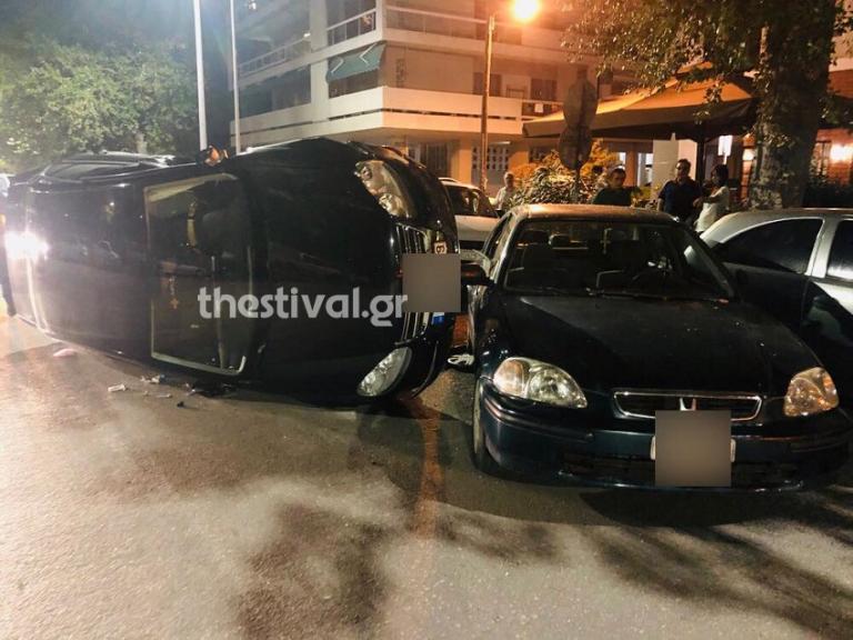 Θεσσαλονίκη : Τροχαίο με έξι αυτοκίνητα λόγω… μέθης