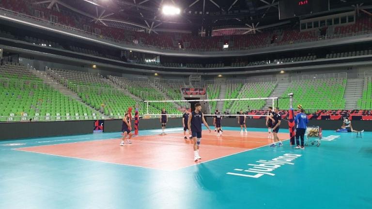 Eurovolley: Η προπόνηση της Εθνικής στη Λιουμπλιάνα