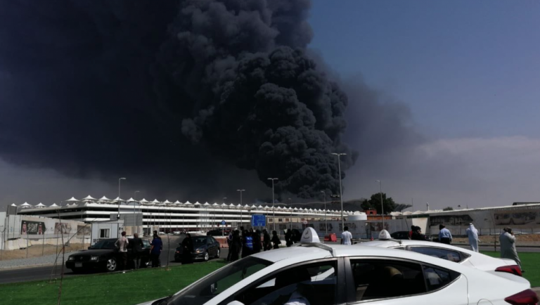 Σαουδική Αραβία: Φωτιά ξέσπασε σε σιδηροδρομικό σταθμό