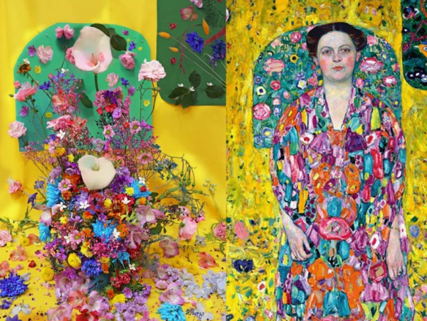 Εμβληματικοί πίνακες ζωγραφικής φτιαγμένοι από… λουλούδια