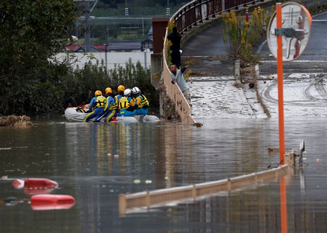 Ιαπωνία : Ο τυφώνας Χαγκίμπις «σαρώνει» τη χώρα – Τουλάχιστον 35 νεκροί
