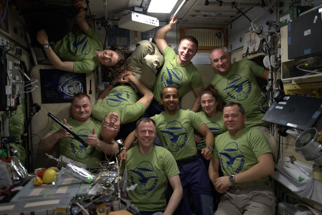 Πολυκοσμία στον Διεθνή Διαστημικό Σταθμό : Στριμώχνονται εννέα αστροναύτες
