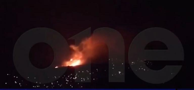 Αποκλειστικά πλάνα του One Channel από τη φωτιά στο Πόρτο Ράφτη