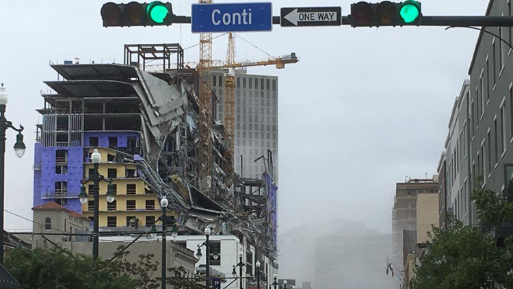 Κατέρρευσε ξενοδοχείο στη Νέα Ορλεάνη – Ένας νεκρός και 18 τραυματίες