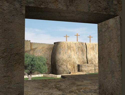 Ο Γολγοθάς και ο τάφος του Χριστού το 33 μ.Χ.