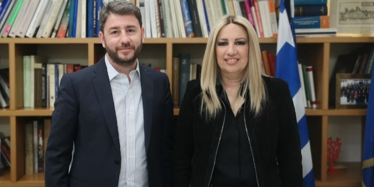 ΠΑΣΟΚ – Ραγδαίες εξελίξεις: Συνάντηση Φώφης Γεννηματά με Νίκο Ανδρουλάκη σε κλίμα αναταράξεων