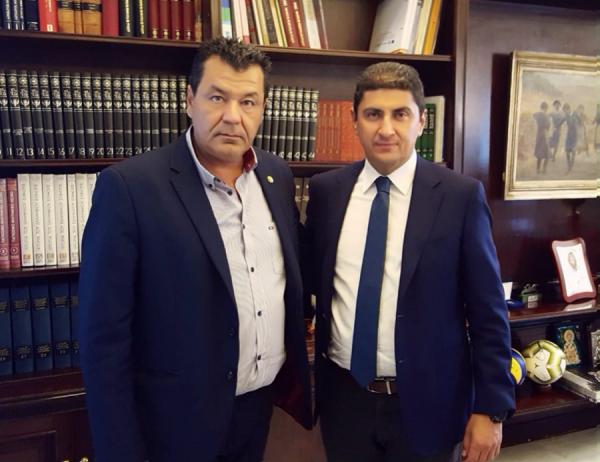 Γήπεδο ΚΑΕ ΑΕΚ : Συνάντηση Αυγενάκη με τον Δήμαρχο Φυλής