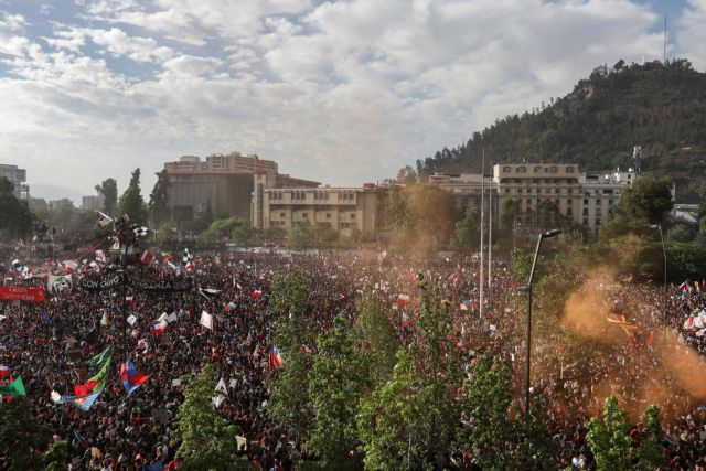 Χιλή : Πάνω από 1 εκατομμύριο διαδηλωτές στους δρόμους του Σαντιάγο