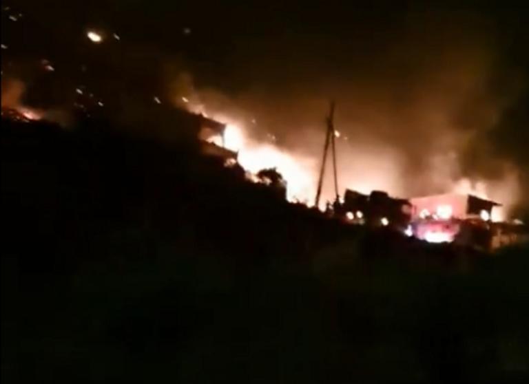Ολονύχτια μάχη με τις φλόγες στο Πόρτο Ράφτη – Προσαγωγή υπόπτου