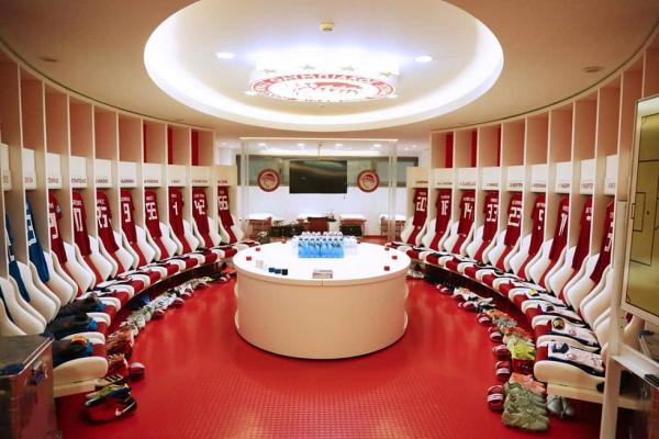 Ολυμπιακός : Στα πέντε καλύτερα του κόσμου τα αποδυτήρια του Γ. Καραϊσκάκης