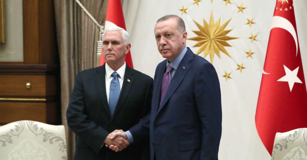 Trump extols fragile 120-hour Turkish-Kurdish ceasefire after Pence-Erdogan talks in Akara