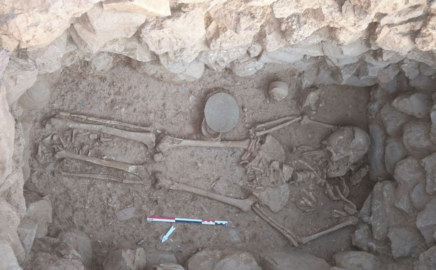 Βρέθηκε σε ανασκαφή σκελετός γυναίκας με χρυσό περιδέραιο