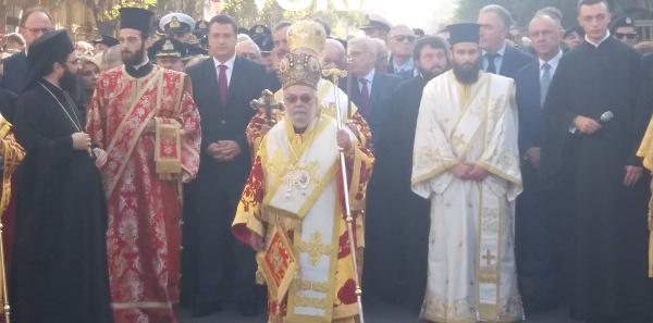 Θεσσαλονίκη : Πλήθος κόσμου στην λιτάνευση της Παναγίας Σουμελά
