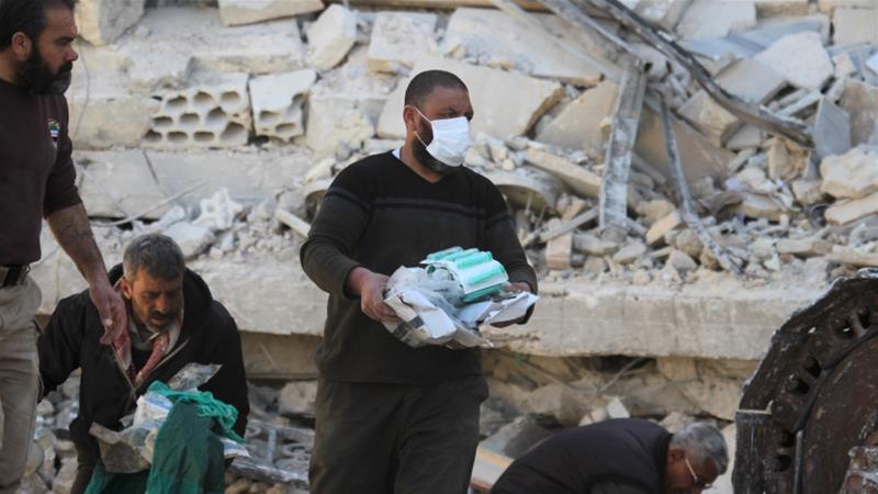 Βομβάρδισαν κέντρο υγείας στην Ιντλίμπ της Συρίας