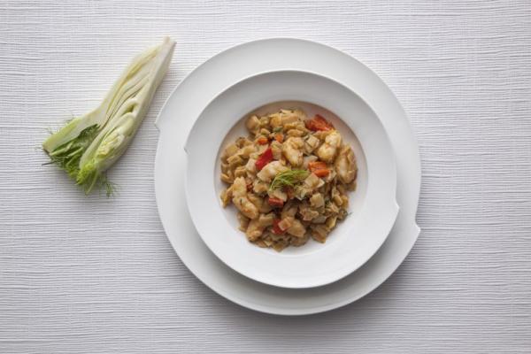 Χυλοπιτάκι με γαρίδες και ψητές πιπεριές