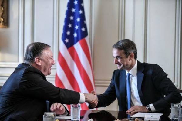 Μάικ Πομπέο : Τις παράνομες δραστηριότητες της Τουρκίας έθεσε ο Μητσοτάκης στην συνάντηση