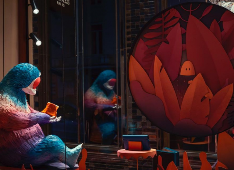 Ένας κυνηγός ονείρων σε βιτρίνα του οίκου Hermès