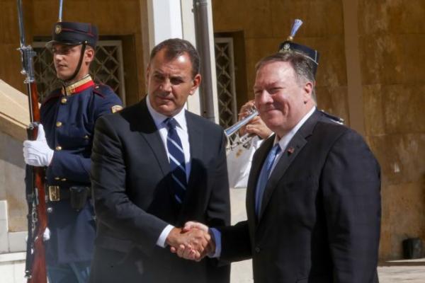 Μάικ Πομπέο : Συναντήθηκε με τον Νίκο Παναγιώπουλο στο υπουργείο Εθνικής Άμυνας