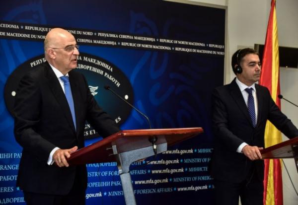 Μήνυμα Δένδια σε Ντιμιτρόφ : Πλήρης εφαρμογή της Συμφωνίας των Πρεσπών