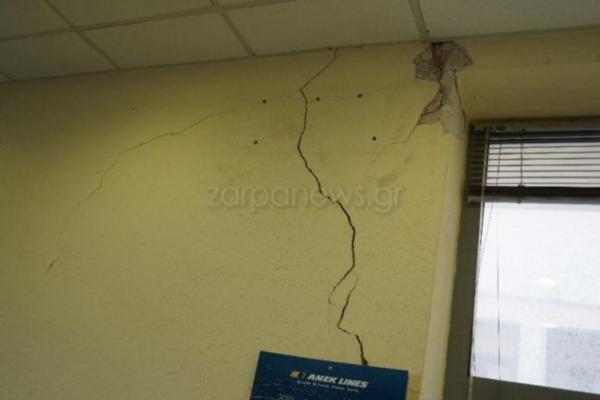 Σεισμός στην Κρήτη : Οι πρώτες εικόνες από τις υλικές ζημιές – Η θάλασσα «έσωσε» το νησί