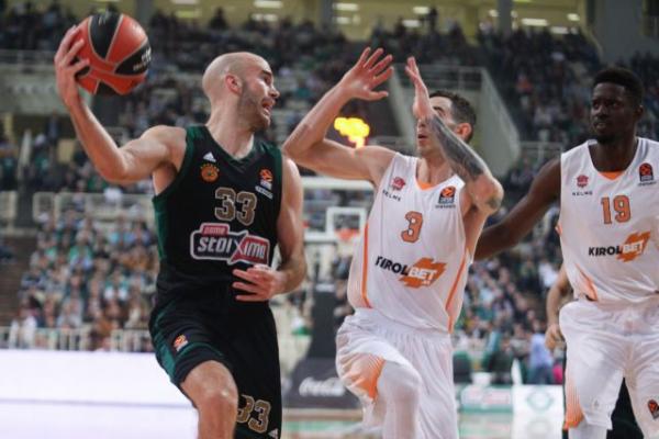 Παναθηναϊκός – Μπασκόνια 100-68