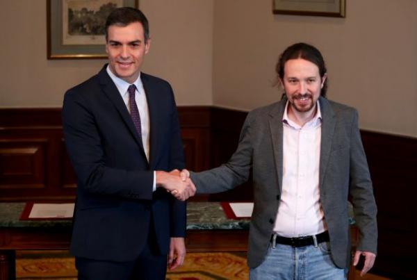 Ισπανία : Συμφωνία Σοσιαλιστών με Podemos για κυβέρνηση συνασπισμού