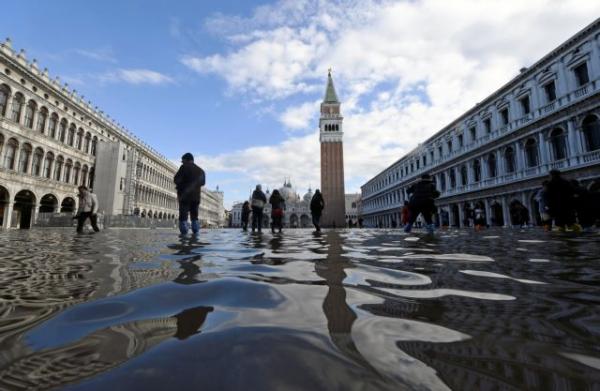 Βενετία : Σε κατάσταση έκτακτης ανάγκης λόγω των πλημμυρών – Το μαρτύριο του Αγίου Μάρκου