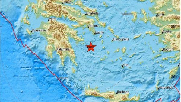 Σεισμός ανοιχτά της Ύδρας – Αισθητός στην Αττική