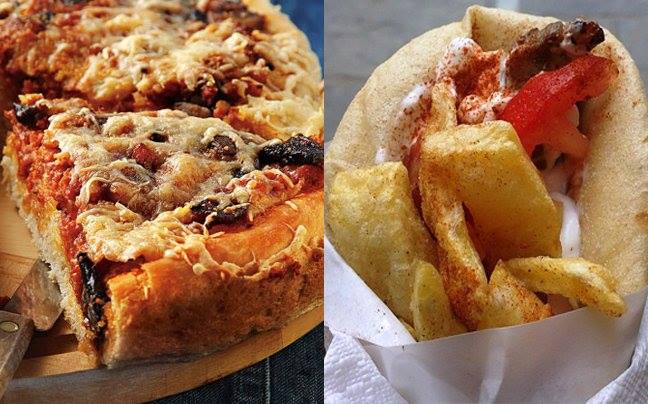 Σουβλάκι και πίτσα: Οι θερμίδες που έχουν τα αγαπημένα μας φαγητά