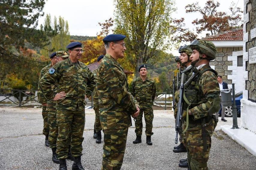 Σε ακριτικά φυλάκια στη Δυτική Μακεδονία ο αρχηγός ΓΕΣ