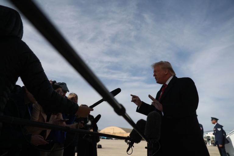 Τραμπ: Συνεχίζεται η έρευνα για τη δίωξη με τις πρώτες δημόσιες δηλώσεις