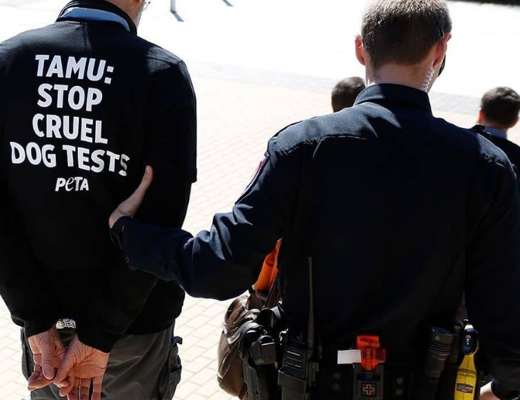 Διάσημος ηθοποιός συνελήφθη σε διαδήλωση για τα δικαιώματα των ζώων