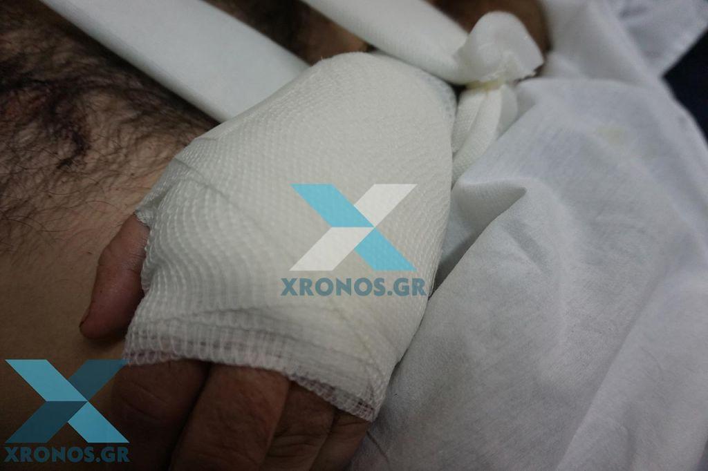 Ροδόπη : Αγριο μαχαίρωμα αστυνομικού από μετανάστη στη διάρκεια ελέγχου (εικόνες)