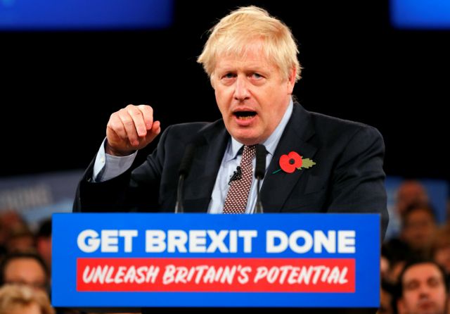 Brexit : Ο Τζόνσον δεσμεύτηκε για οριστική έξοδο τον Ιανουάριο