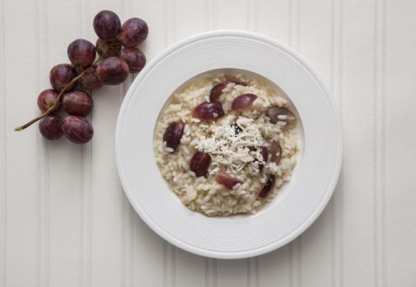 Ριζότο με σταφύλια