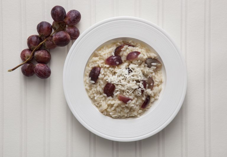 Ριζότο με σταφύλια